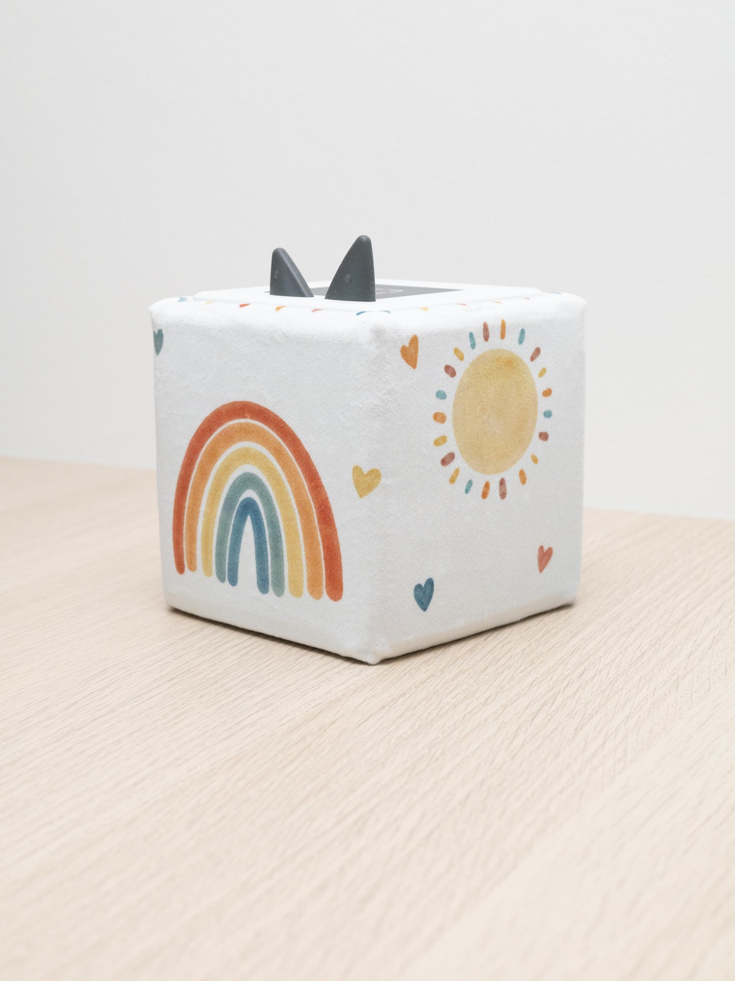 Toniebox Hülle aus Samt 'Regenbogen' personalisiert