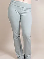 Mid-Rise Leggings mit Foldover-Bund und Flared Leg