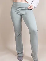 Mid-Rise Leggings mit Foldover-Bund und Flared Leg