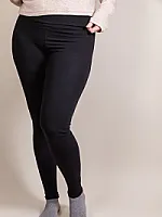 Mid-Rise Leggings mit Foldover-Bund