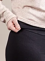 Mid-Rise Leggings mit Foldover-Bund