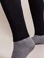Mid-Rise Leggings mit Foldover-Bund