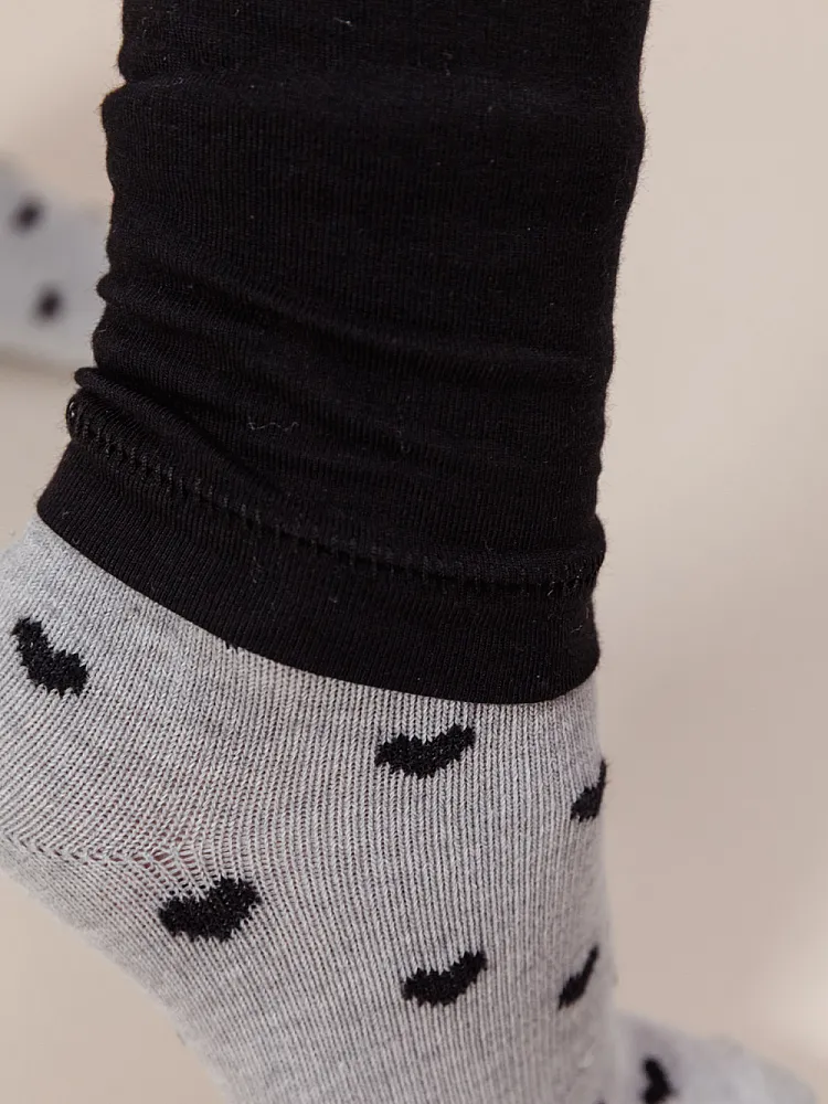 Mid Rise Leggings mit angesetztem Bündchen