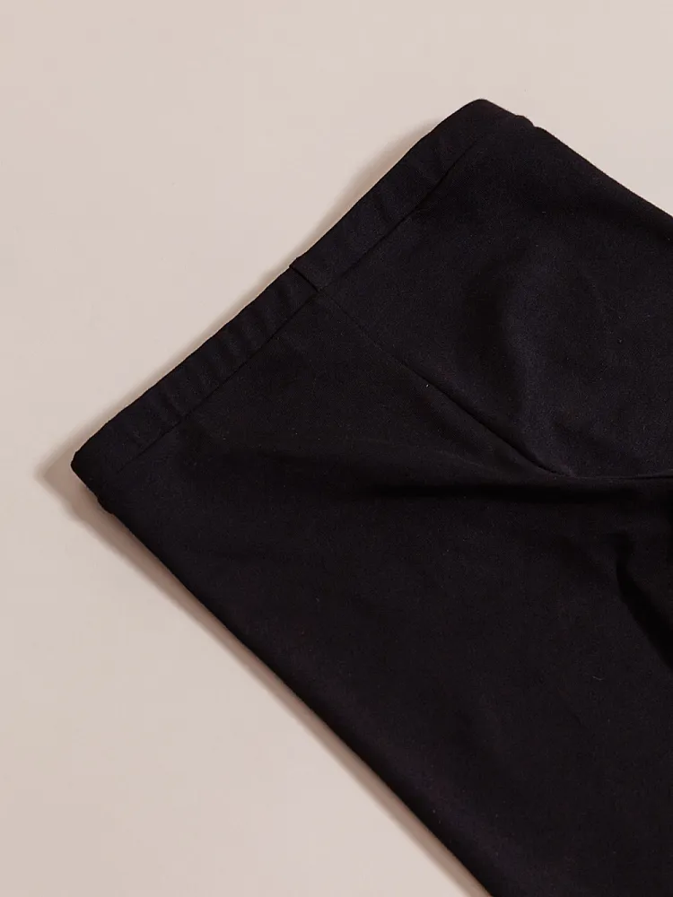 Mid Rise Leggings mit angesetztem Bündchen