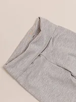 Mid-Rise Leggings with Foldover Waistband