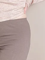 High Waist Leggings with Attached Waistband