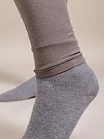 High Waist Leggings with Attached Waistband