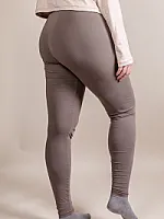 High Waist Leggings with Attached Waistband