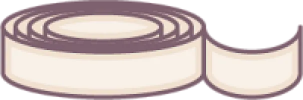 **Band / Kordel: ca. 1,5 m**

Zum Einziehen in den Bund. Kann als fertiges Band verwendet oder aus dem gleichen Stoff genäht werden.