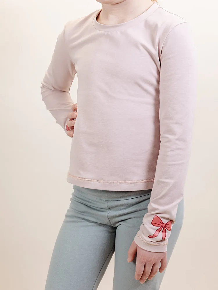 Longsleeve mit Rundhalsausschnitt (Slim Fit)