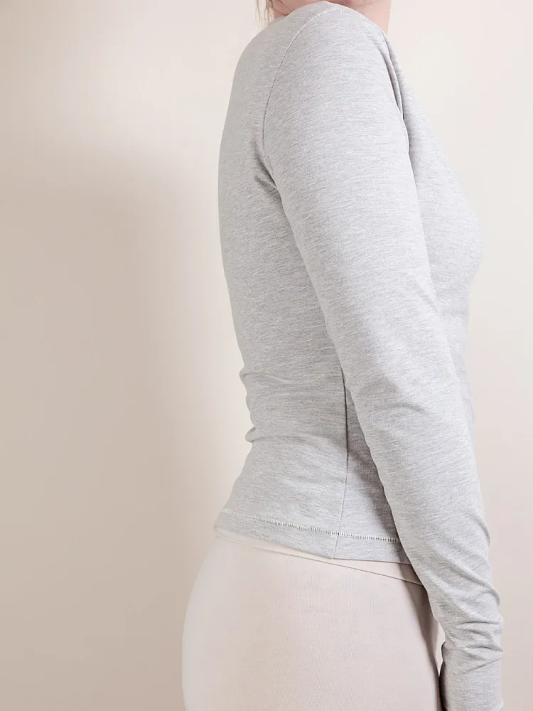 Longsleeve with Crew Neck (Slim Fit)