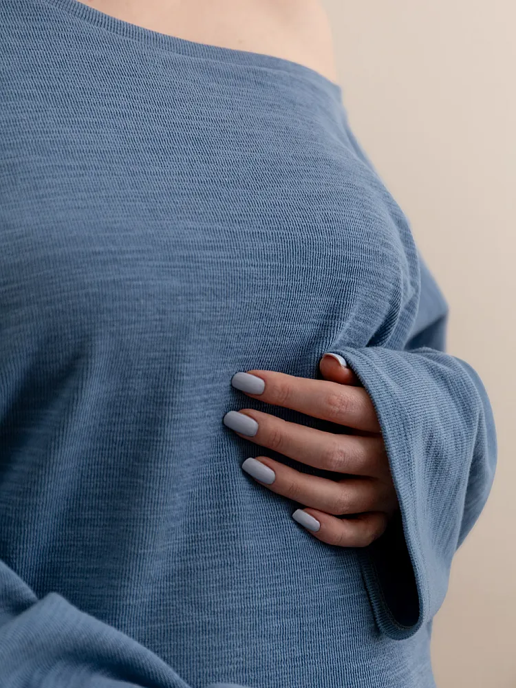 Oversized Pyjama-Shirt mit Rundhalsausschnitt