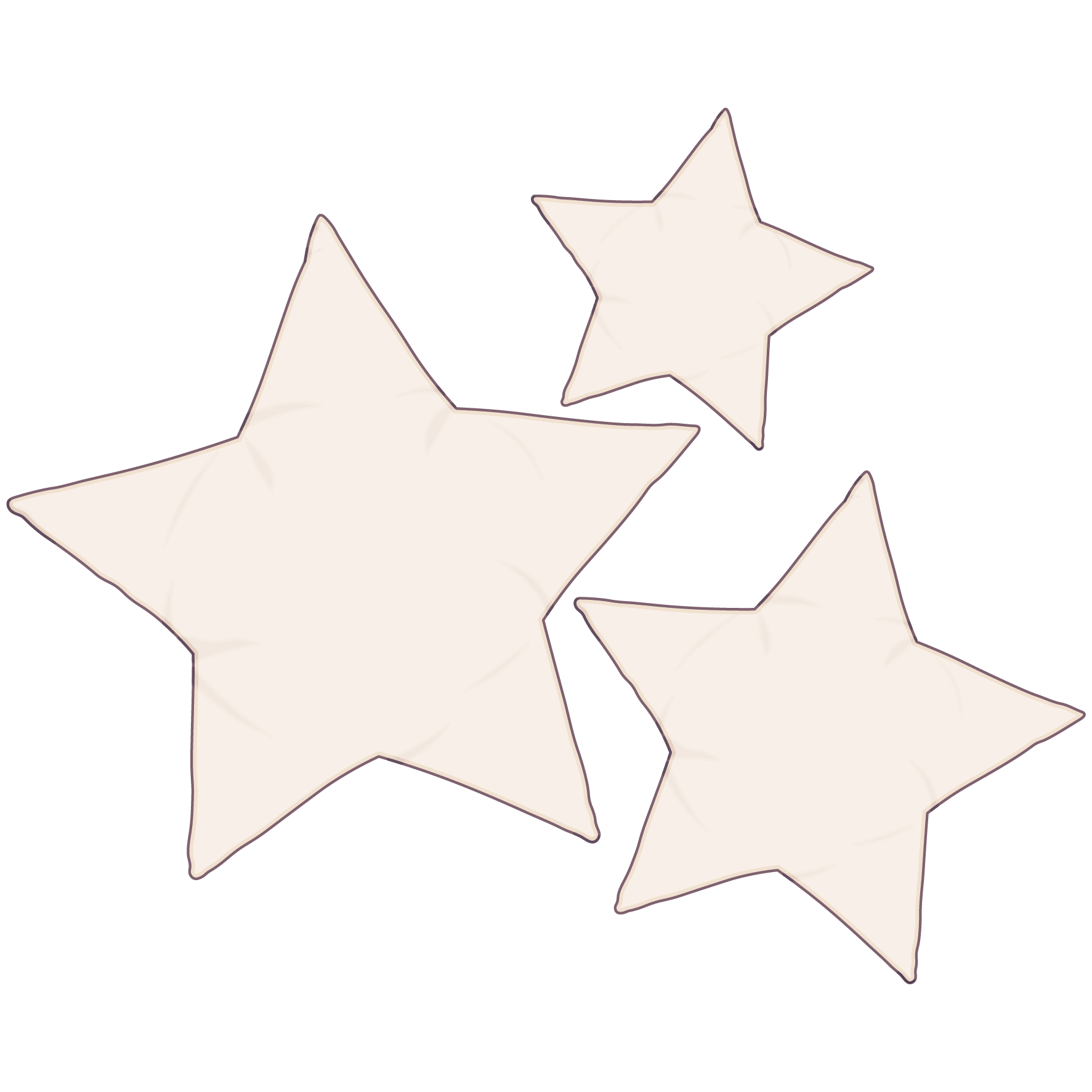 Stern Kissen - Technical Drawing