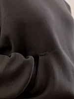 Oversized Hoodie mit Kapuze und Kängurutasche
