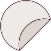 **Stoff B: 24 x 61 cm | 34 x 83 cm | 35 x 93 cm**

Nutze am besten einen Stoff mit ähnlichen Eigenschaften wie Stoff A.

Er sollte möglichst **weich und glatt** sein, damit sich der Inhalt der Hülle später gut hinein- und herausschieben lässt.