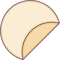 **Lining Fabric:** 46 x 27 cm

For the interior of the bag and the drawstring casing.