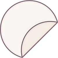 **Leaves:** 105 x 16 cm

For the decorative leaves on the bag.