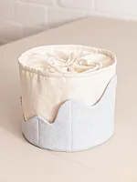 Utensilo mit Tunnelzug und Außentaschen “Wave”