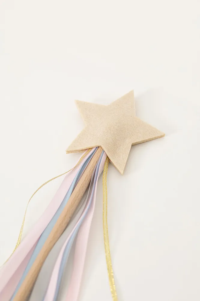 Magic wand made of felt