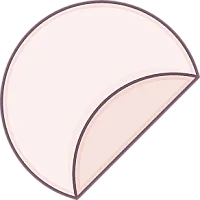 **Stoff A (rot): 50 x 25 cm**

Für die Außenseite des Beutels.

Nicht dehnbarer Baumwollstoff mit dichter Webung und einer weichen, matten Oberfläche.