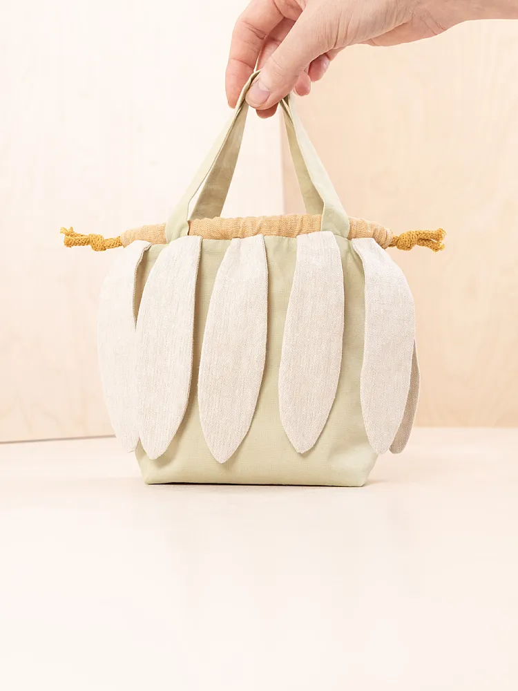 Daisy Bag with Drawstring