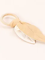 Beißring mit Blatt und Knisterfolie