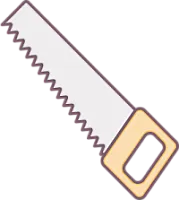 **Saw** – For cutting the wooden dowel to the correct length.